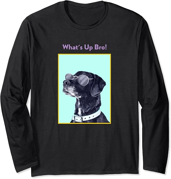 Dog Funny Tee Long Sleeve TShirt Clothing, Shoes & Jewelry